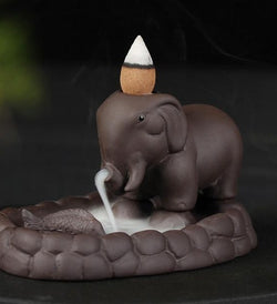 Zoo Animals Backflow Incense Burner (Hippo Rhino+Elephant)